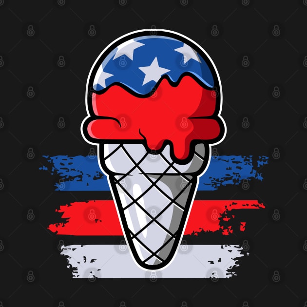 USA Ice Cream by TheRoverhate
