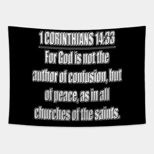 Bible Verse 1 Corinthians 14:33 Tapestry