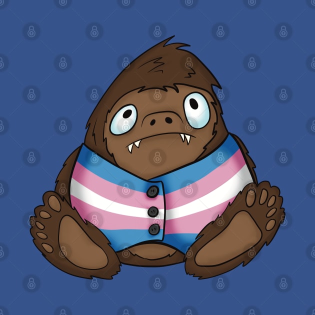 Pride Bigfoot Transgender Vest by PepperSparkles