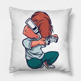 Geek Video Games Pillow