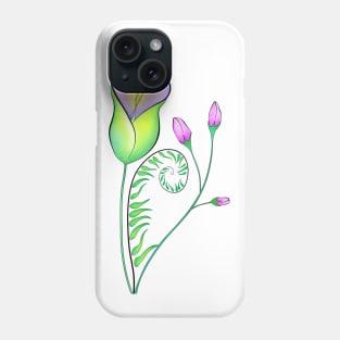 pink flowers Phone Case