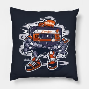 Zombie  cassette Pillow