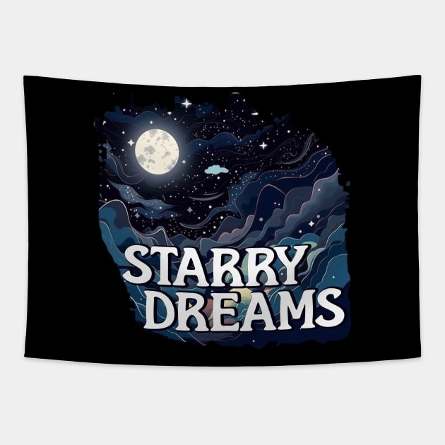 Starry Dreams Tapestry by Pixy Official