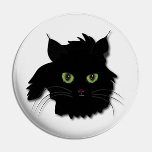 Black Cat Pin