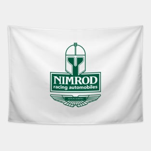 Aston Martin Nimrod Group C Team emblem - 1982 - British Racing Green print Tapestry