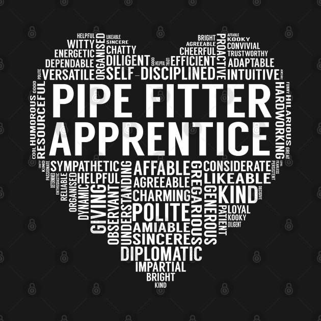 Pipe Fitter Apprentice Heart by LotusTee