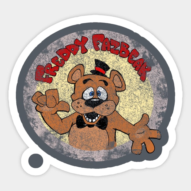 Withered Freddy Freddy Fazbear Sticker - Withered Freddy Withered