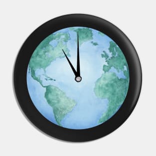 PLANET EARTH - 11th Hour - Wake Up Call - Climate - Environment Pin