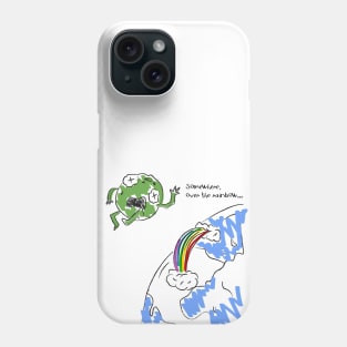 Somewhere, over the rainbow Phone Case