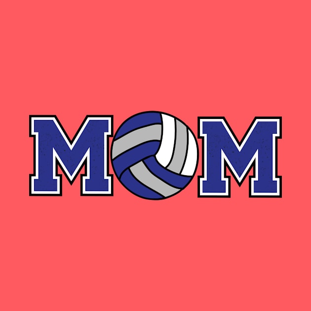 Volleyball Mom Blue by capesandrollerskates 