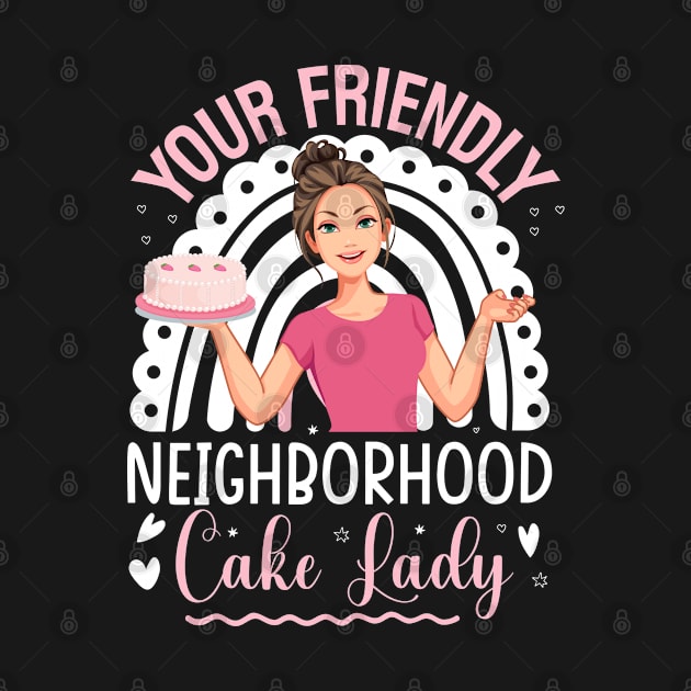 Your friendly neighborhood cake lady - a cake decorator design by FoxyDesigns95