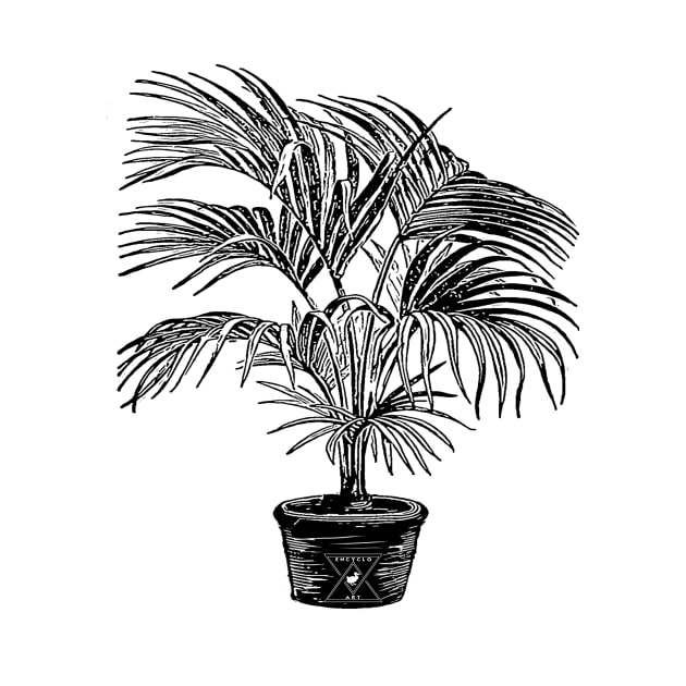 Houseplant Palm Plant Botanical Leaves by encycloart