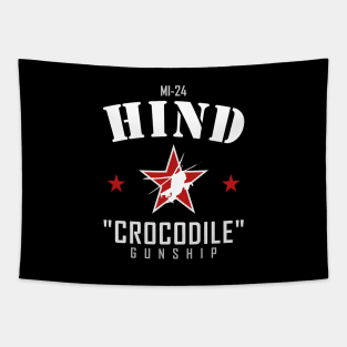 MI-24 Hind Crocodile Tapestry