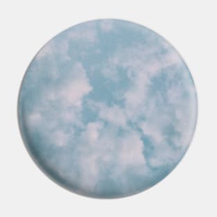 Cloudy Blue Sky Pin