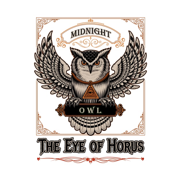 Midnight Owl / The Eye of Horus by black8elise