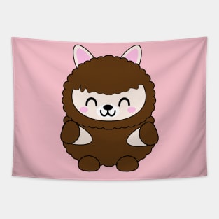 Kawaii Baby Llama Tapestry