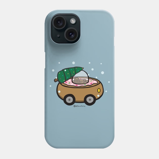 Christmas Tree Donut Car Phone Case by donutcarco