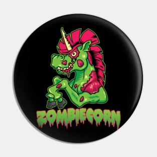 Unicorn Zombie Zombiecorn Halloween Costume Gift Pin