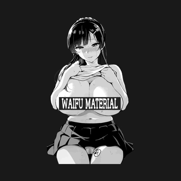 Waifu material Lewd Ecchi Ahegao Busty Anime Girl V.2 by Dokey4Artist