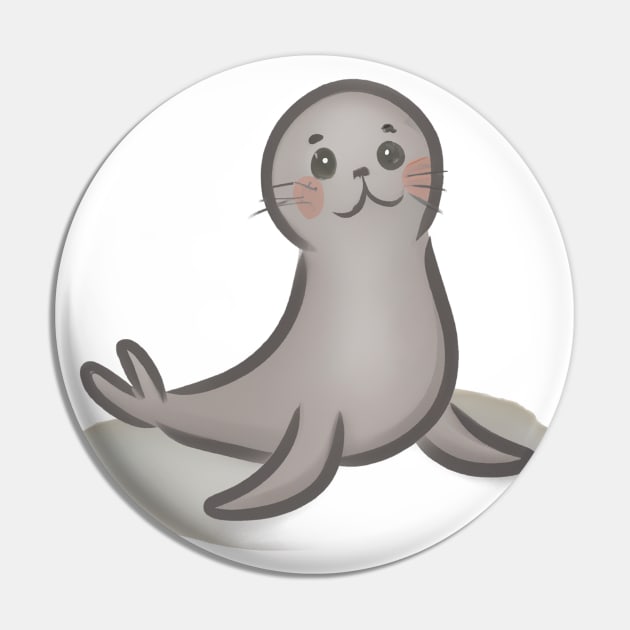 Cute Seal Drawing Pin by Play Zoo