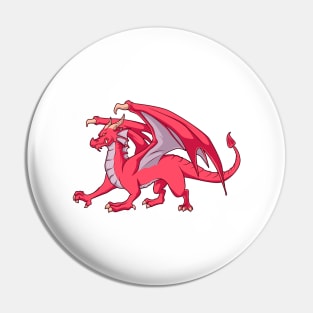 Red dragon Pin