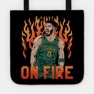 ON FIRE JAYSON TATUM Tote