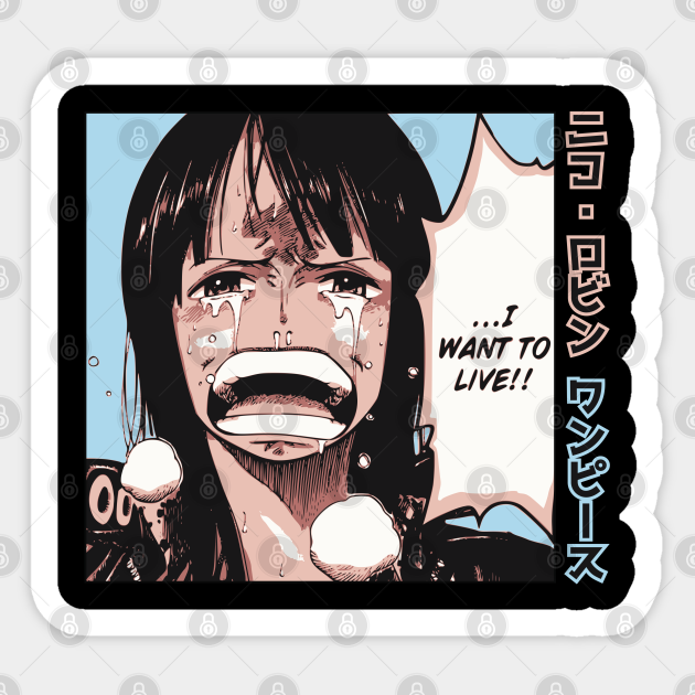Nico Robin I Want To Live Shirt One Piece Anime Manga One Piece Nico Robin Sticker Teepublic Stream anime episodes online for free, watch one piece episode 1 english version online and free episodes. nico robin i want to live shirt one piece anime manga by celeste7skyhawer