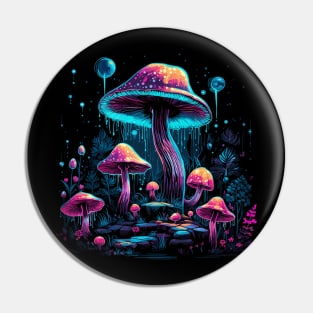 Cottagecore Goth Fairycore Mushroom Men Women Mushroom Pin