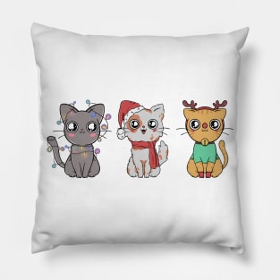 Christmas cats Pillow