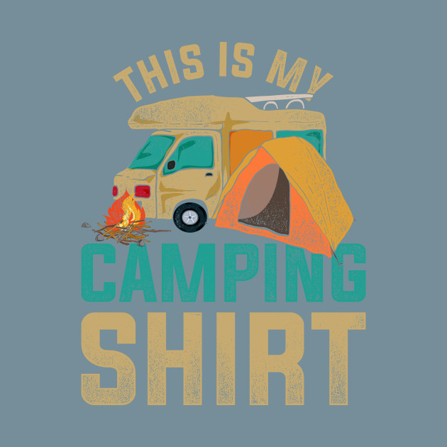 Disover Outdoor Camp Campsite Nature Camper Funny Camping - Camping - T-Shirt