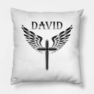 David Inverted Cross Wings Pillow