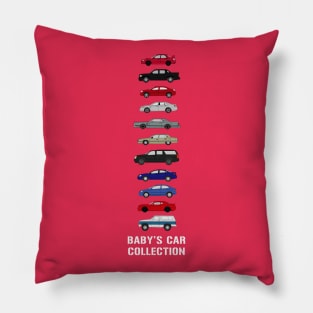 Baby’s Car Collection Pillow