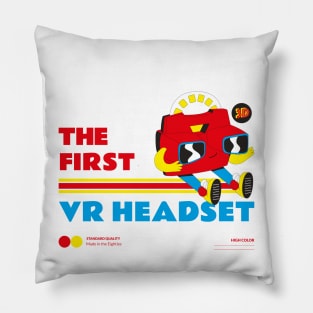 The First VR Headset Retro View Master Toy Pillow