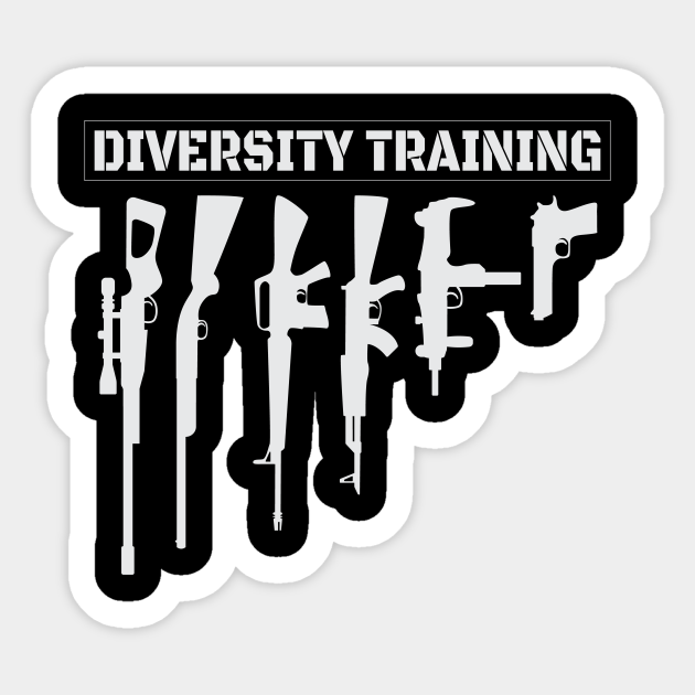 Firearms Diversity Training - Gun - Sticker