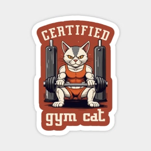 Certified Gym Cat Magnet