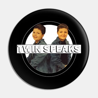 Twin Speaks Podcast Logo Pin