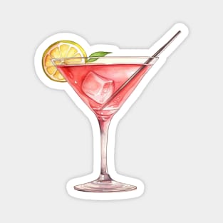 Cosmopolitan Cocktail Art Magnet