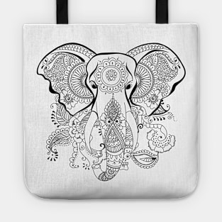 Mandala Elephant Tote