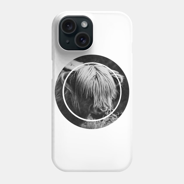 Highland Cow Calf Phone Case by DyrkWyst