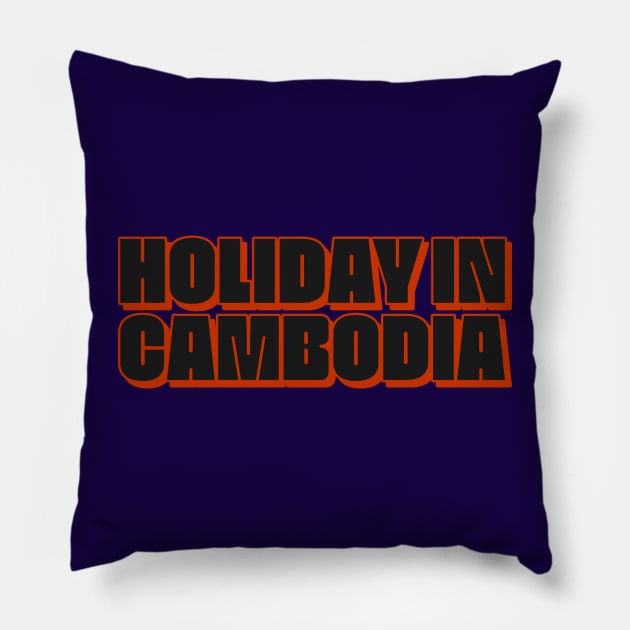 Holiday Inn Cambodia Pillow by Th3Caser.Shop