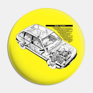 AUSTIN MAESTRO - brochure cutaway Pin