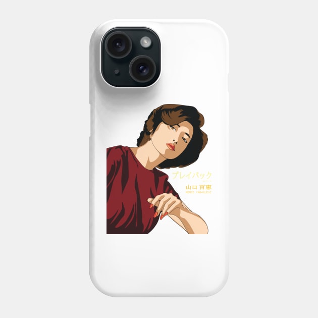 山口 百恵 Momoe-chan / プレイバックPart2 Play - Back part 2 Phone Case by Branigan