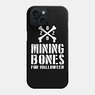 Scary Mining Bones Halloween Artwork Phone Case