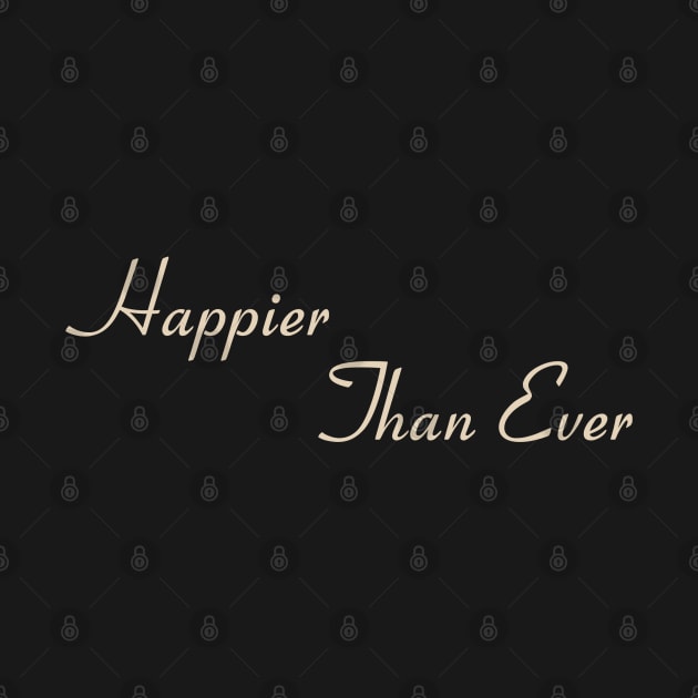 Happier Than Ever Billie Album by heyvisuals