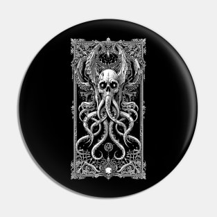 The Call of Cthulhu tee H. P. Lovecraft Tentacle Demon Pin