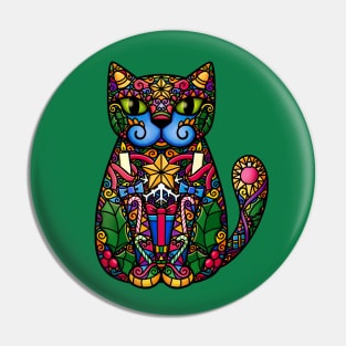 Christmas Cat Pin