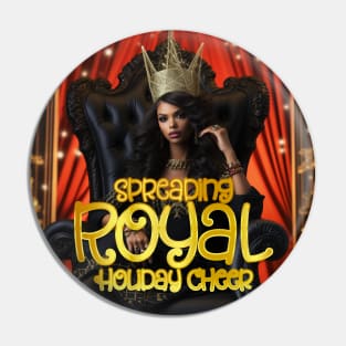 Spreading Royal Holiday Cheer Pin