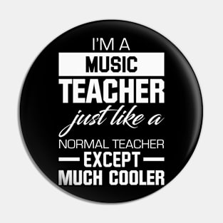 Music Teacher Pin