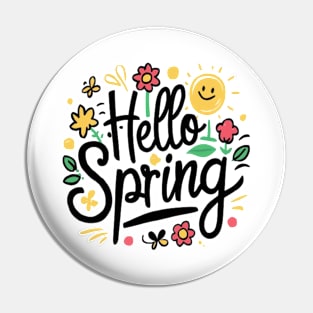 Welcome spring Pin