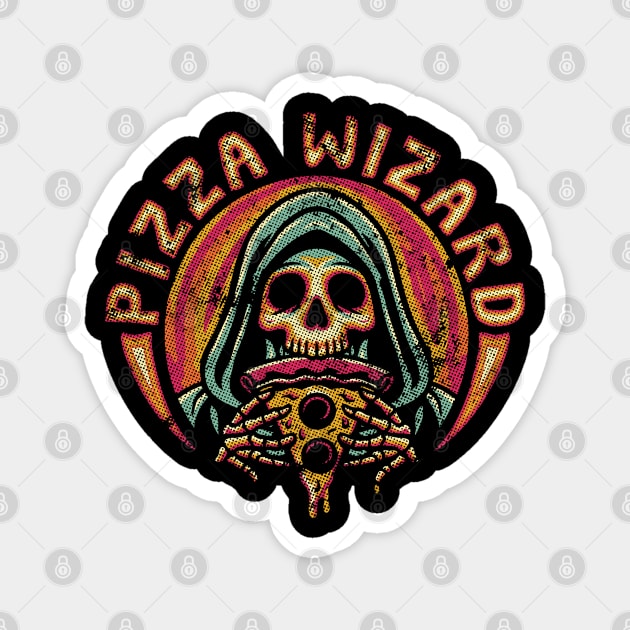 Pizza Wizard Magnet by Trendsdk